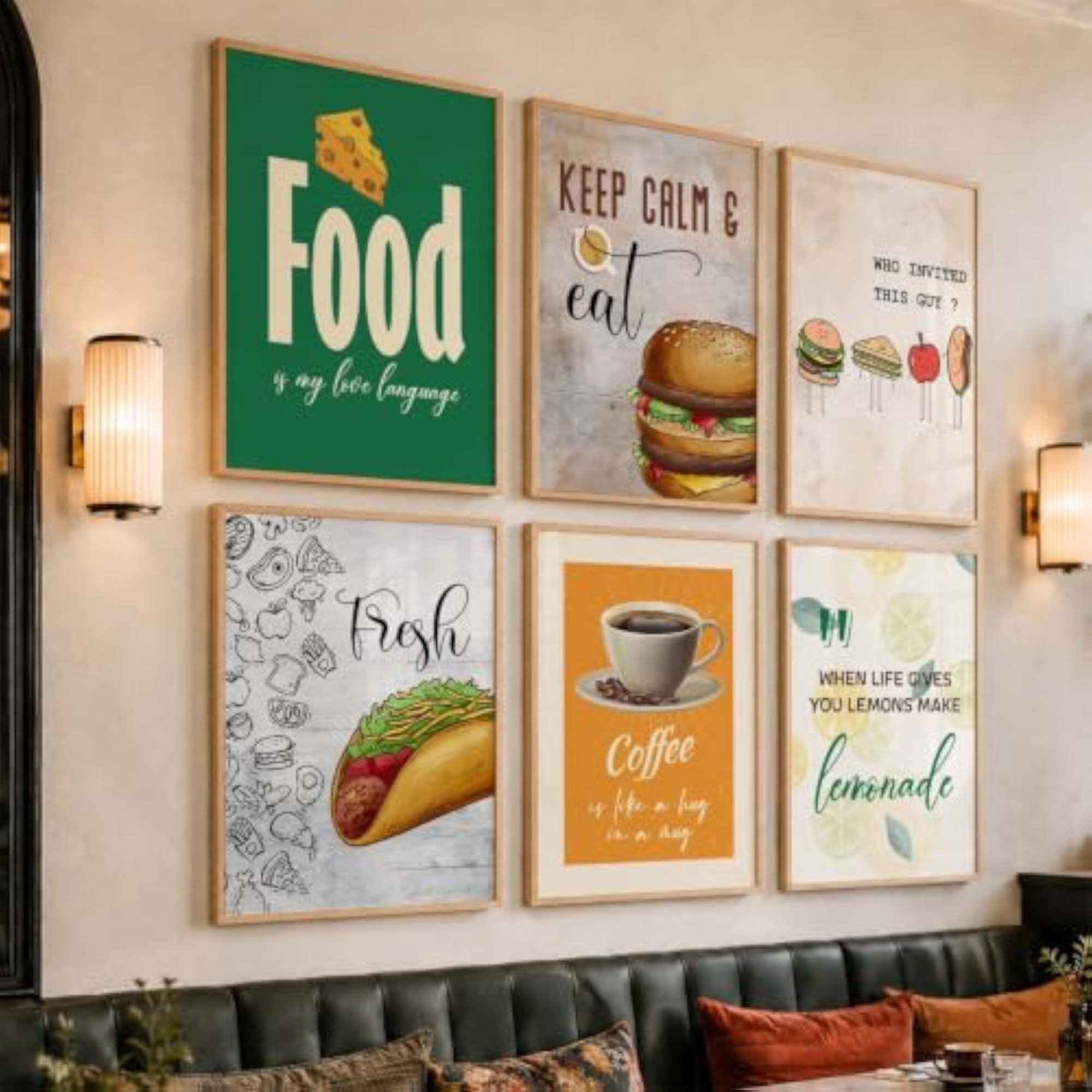 Kitchen Frames for Wall Decoration, Quotes Wall Frames
