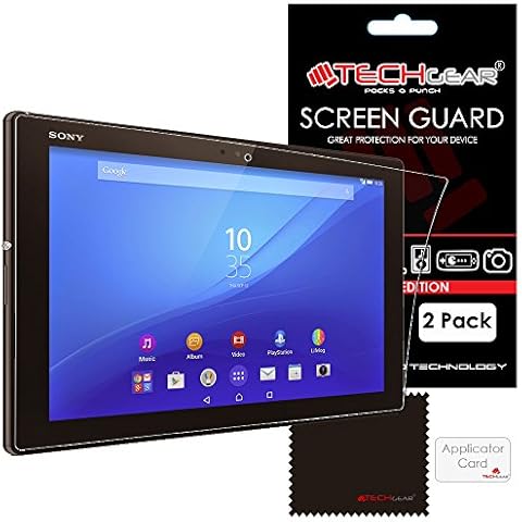 TECHGEAR Ultra Clear Screen Protectors for Sony Xperia Z4 Tablet Cover