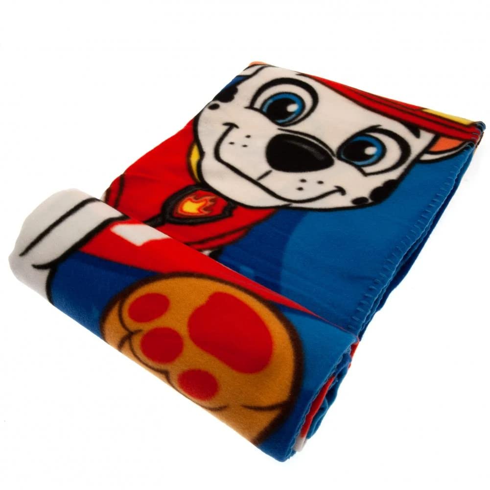 Paw Patrol Multicolored Brandmac Fleece Blanket Xl 170 X 130 Cm Chase Marshall And Skye