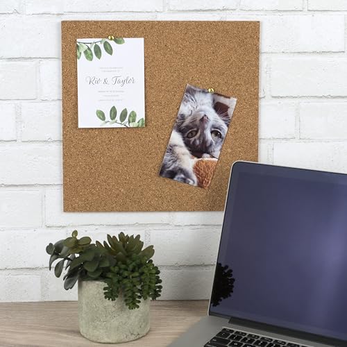 Quartet Cork Tiles, Natural, 12 Inch x 12 Inch, Frameless, 4 Pack (102) image 1