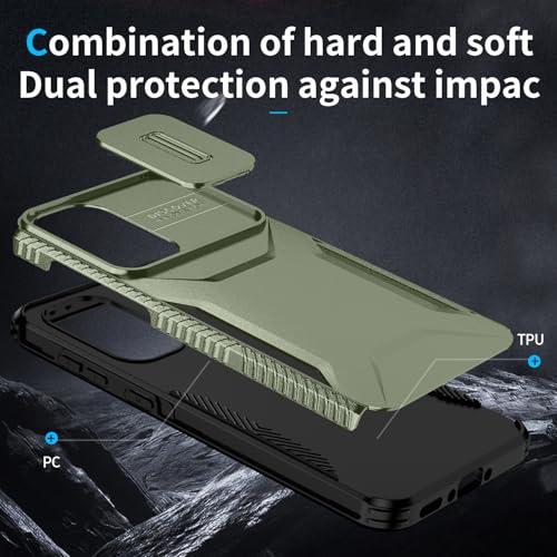 Coque Galaxy A36 5G robuste verte pour stopper les rayures d'objectif - 3