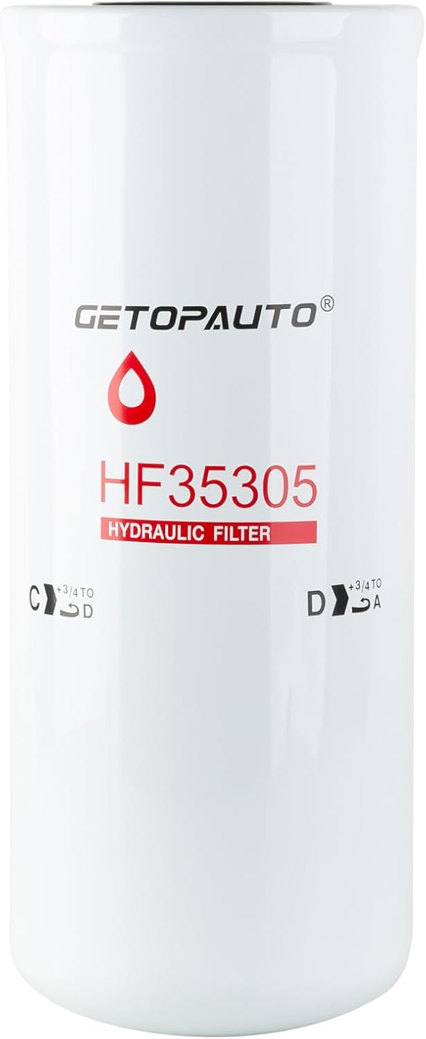 GETOPAUTO HF35305 Hydraulic Filter for Fleetguard HF35305,Caterpillar 6E6408,Baldwin BT9391-MPG,Fram P8464