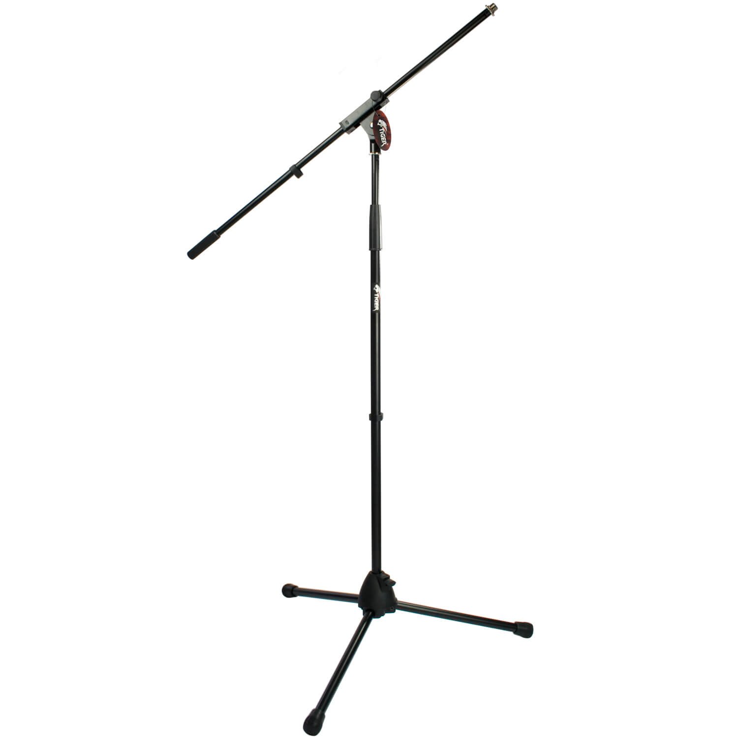 Tiger MCA10-BK - Set de micrófono y accesorios (soporte, pinza, cable y funda), Kit de micrófono completo