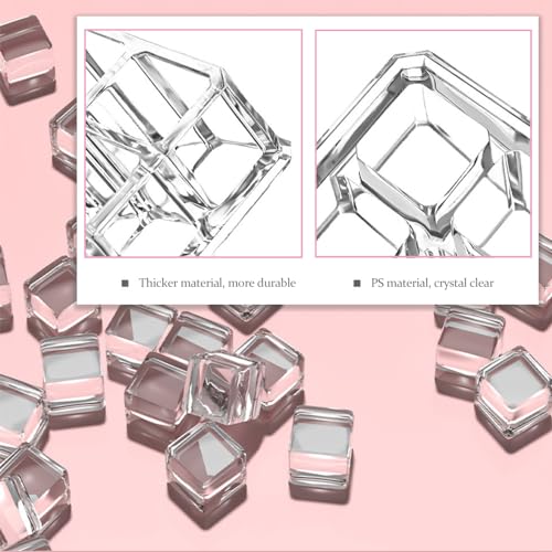 Image of Lipstick Lipgloss Organizer, Clear Acrylic Compact Holder with 9 Slots | Lipstick holder for cosmetic items, fits roller‑ball perfume and essential‑oil bottles, dresser and bathroom countertops