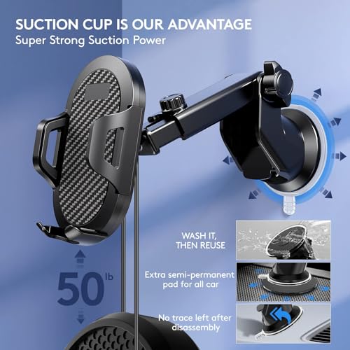 Support téléphone Range Rover Sport 2 portable ventouse silicone - 5