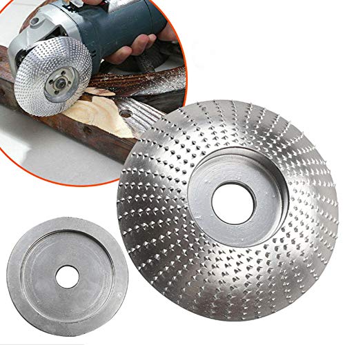 Grinder Shaping Disc, Wood Tungsten Carbide Grinding Wheel Sanding Carving Tool Abrasive Disc for Angle Grinder