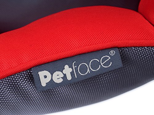 Petface Luxury Oval Oxford Dog Bed with Removeable Cushion, Machine Washable, Red, Extra Large (Pack of 1) - Image 5