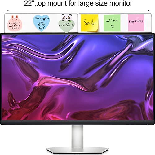 Yocoolfun 2 Pack Computer Monitor Memo Board For No Edge Monitors,Monitor Sticky Note Holder,Office Desk Decor For Women Man,Home Office Desk Computer Accessories #TOP7