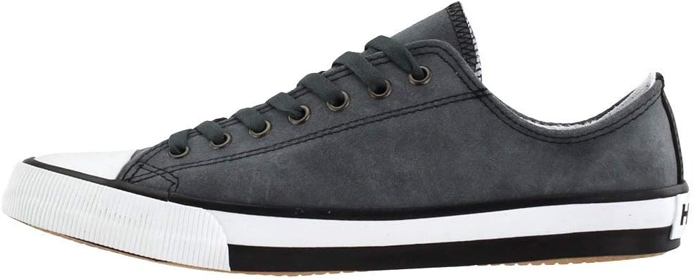 HARLEY-DAVIDSON FOOTWEAR Women's Burleigh Sneaker, Gray, 8