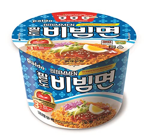 Paldo Bibimmen Spicy Korean Cup Noodles, 115 grams image 5