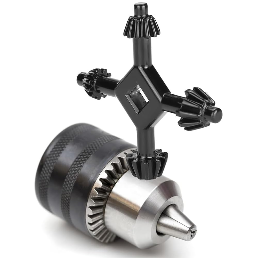 Llave de Portabrocas para taladro, Llave apretar taladro, Llave de Mandril, Llave para mandril taladro, Llave de taladro, Apto para Mayoría Los Taladros, Acero, 6 mm, 10 mm, 13 mm, 16 mm - imagen 1