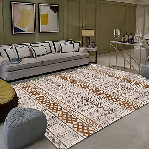 QWEASDZX Alfombra De Estilo Europeo, Alfombra De Gran Tamaño, Sala De Estar, Dormitorio, Alfombra Decorativa, Alfombra Antideslizante 120x180cm