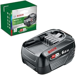 Bosch Home and Garden Battery Pack PBA 18V (battery 6.0 Ah W-C, 18 Volt System, in carton packaging)