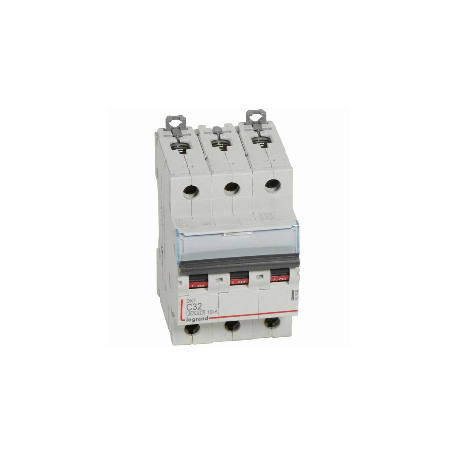 Disjoncteur triphasé 32A Legrand courbe C pour tableau électrique 407832
