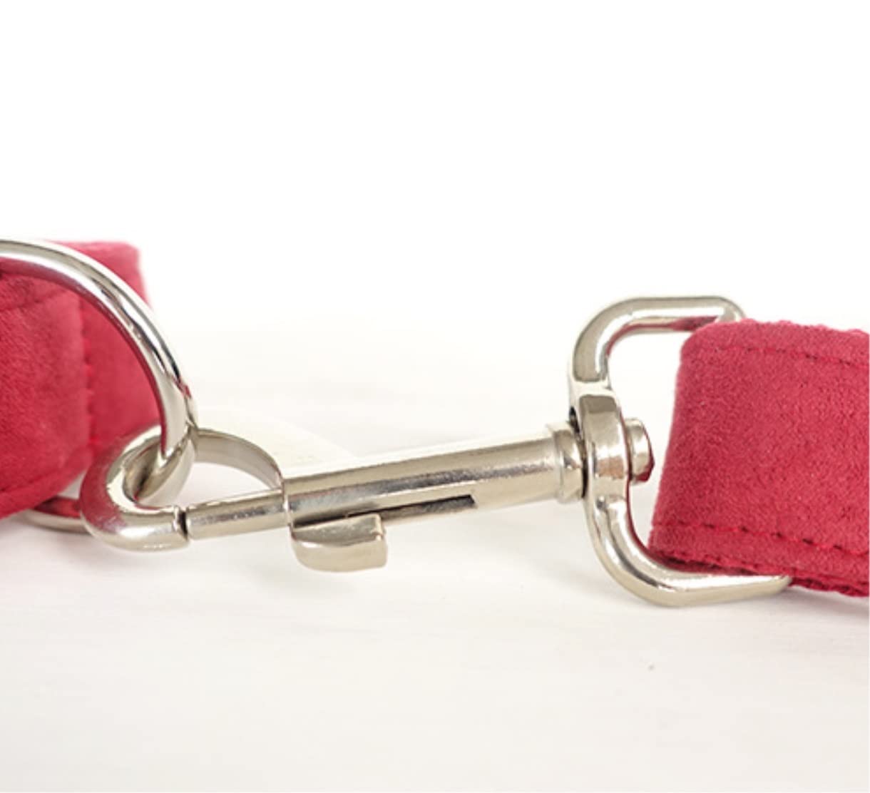 Guinzaglio per Cani Guinzaglio Per Collare Per Cani Regolabile In Poliestere Collare Per Collana Confortevole Forniture Per Animali Collare Per Cani Morbido Guinzaglio Addestramento (Color : Rot, Si