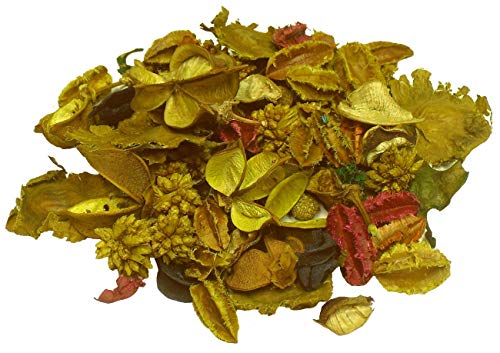 MERCAVIP Thermovip. Popurrí perfumado de Flores secas Color Amarillo. Formato Súper Ahorro de 400gr.