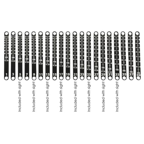 Axcel Achieve XP Metal Sight Tape Scale #7 and #8