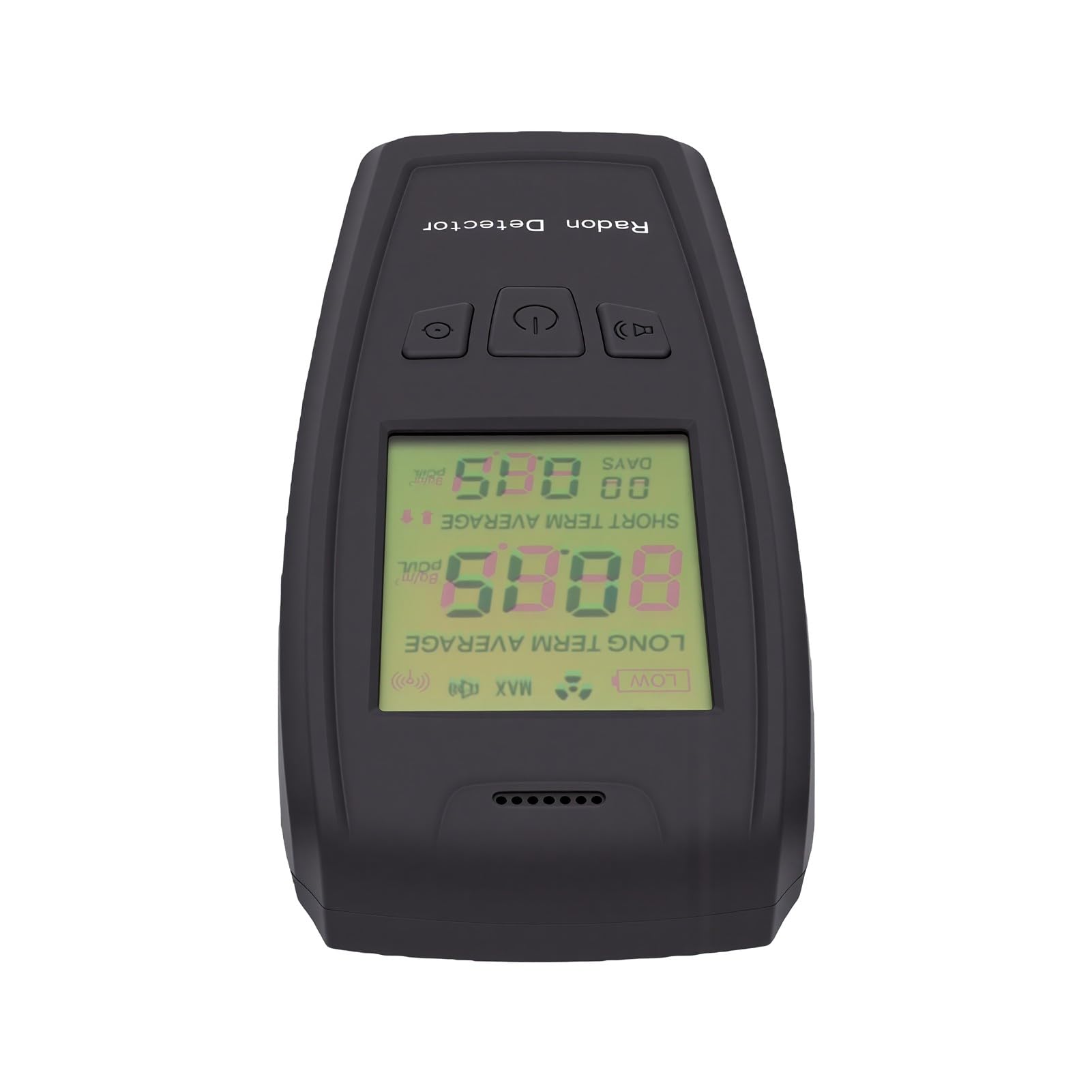 Generic Rilevatore di Radon Portatile Ad Alta Precisione per Casa, Ufficio, Scuola, Hotel, Rilevamento di 1 Ora, 0-270pCi/L