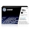HP Cartucho de tóner negro 58X para impresoras HP | Funciona con LaserJet Enterprise M406dn, MFP M430f; LaserJet Pro M404 Series, MFP M428 Series | CF258X