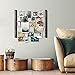 SRIWATANA Picture Frame Collage for Multi Photo Display Wall Decor (Weathered Grey)