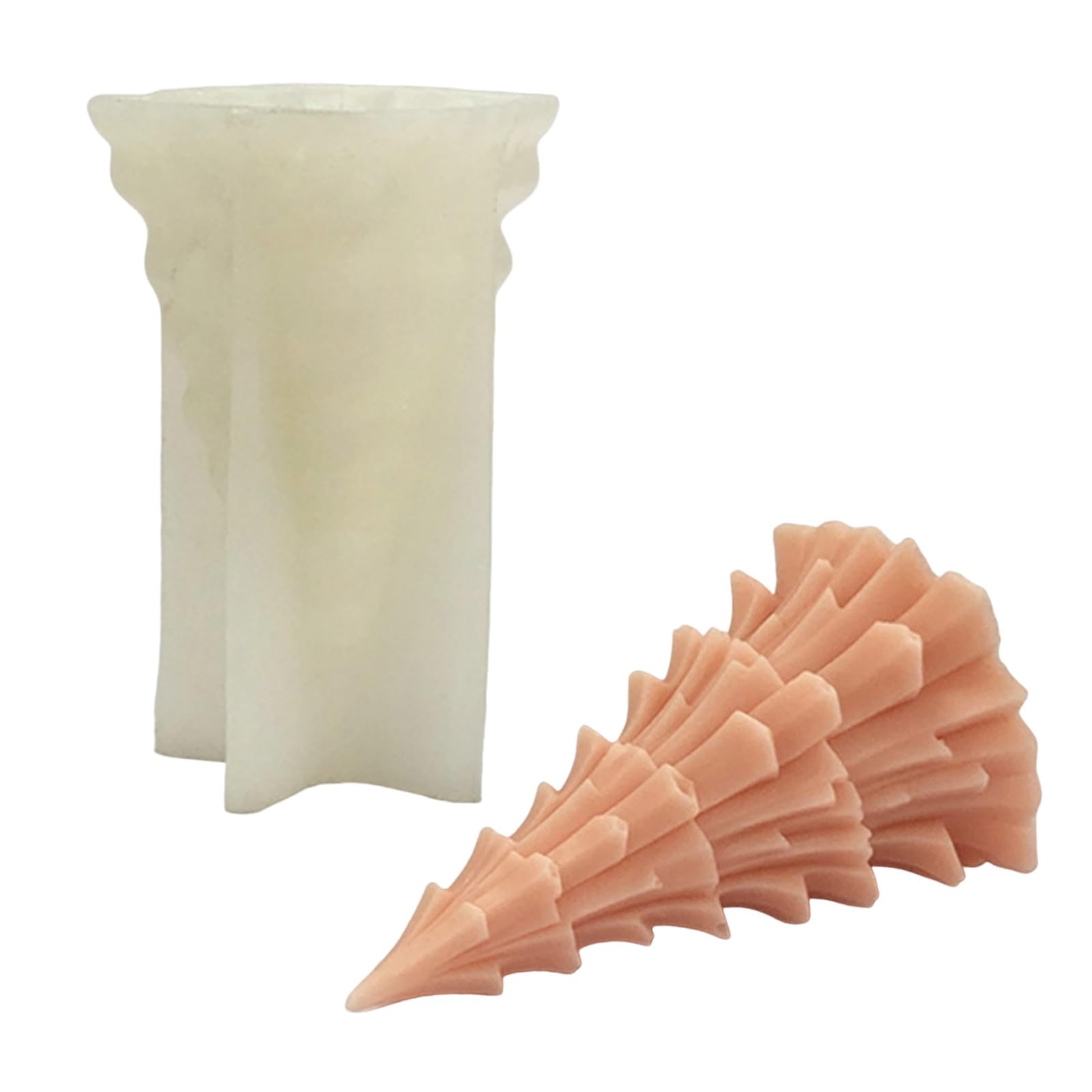 KAQNTUD Candle Moulds Casting Parts Epoxy Resin Moulds Christmas Tree Silicone Moulds Plaster Mould Christmas Tree Candle Silicone Ornament Epoxy Resin