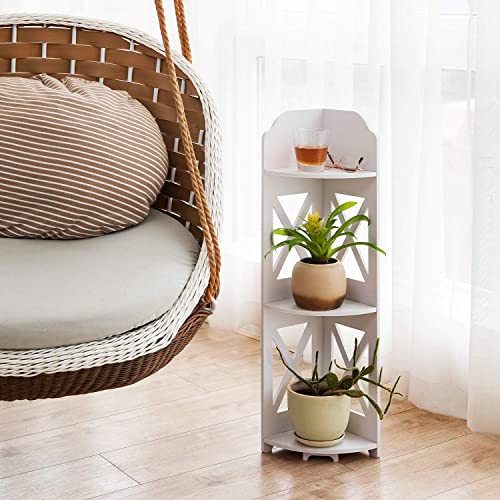 J Jinxiamu JXM2022-W-JP Corner Shelf Stand, Storage Organizer Great For Bathroom thumb #7