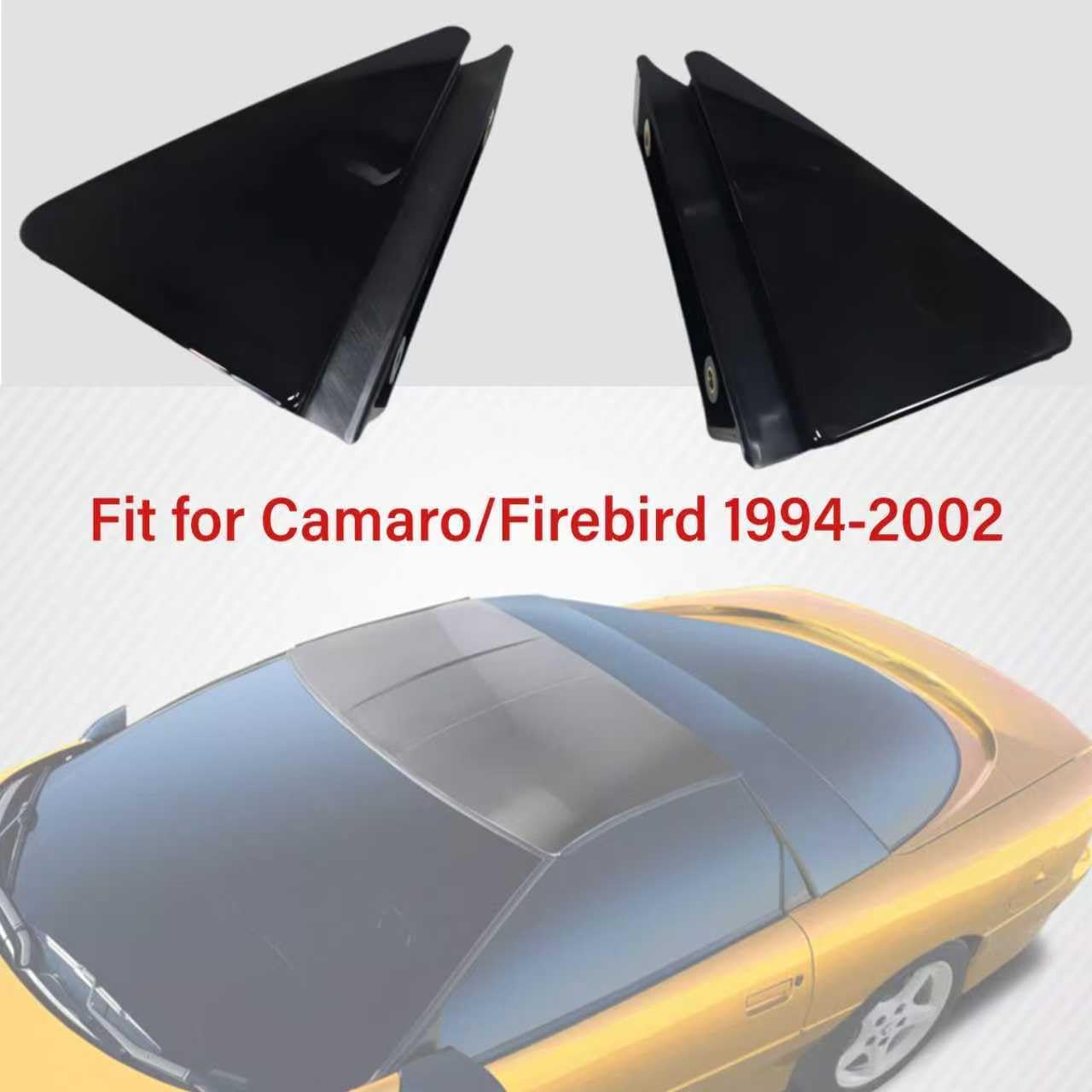1Pair Convertible Top Sail Panel Trims Fit for Camaro/Firebird 1994-2002 Replace# 10236319