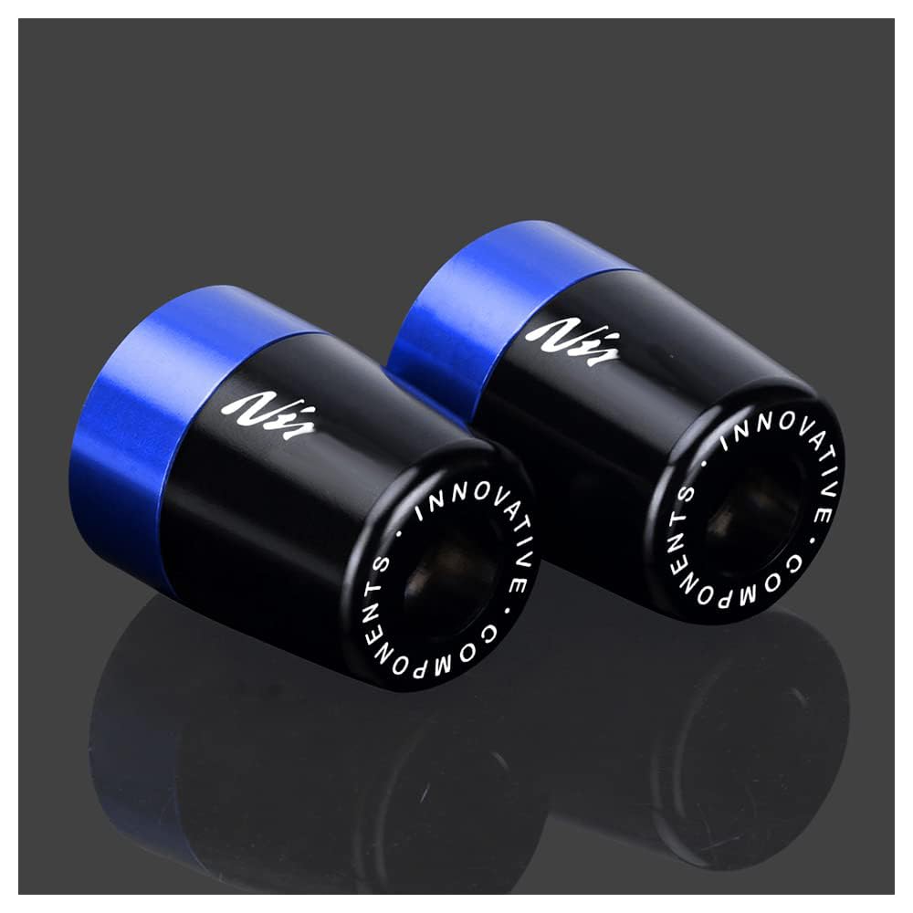 Handlebar Grip End For Ninja 250 300 400 650 1000 400R 250R 250SX 1000SX H2R ZX14R ZX10R ZX6R Motorcycle CNC Aluminum Handlebar Bar Ends Plug Balance Pad Accessories