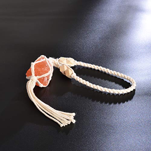 Himalayan Salt Stone Healing Crystals Feng Shui Hanging Ornament Car Ornament Meditation Hanging Ornament Window Ornament For Home Decor Party Decor #TOP4