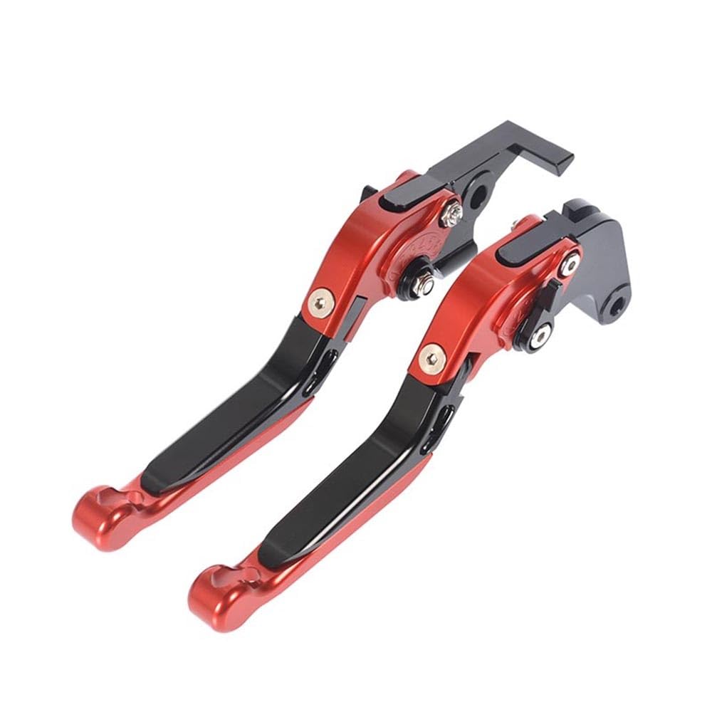 Ningruibhd Red Black Brake Levers Clutch Lever For Cbr1000rr For Fireblade Brake Clutch Levers Motorcycle Cnc Folding Extendable Brake(Red Black)
