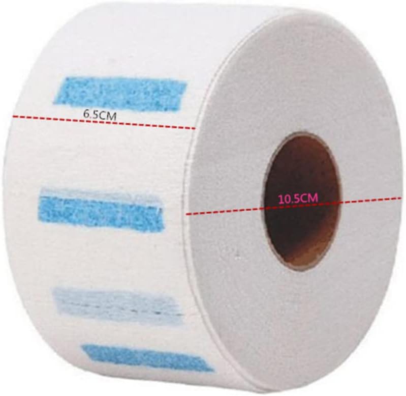 NOLITOY 10pcs Haircut Neck Wrapper Disposable Neck Dye Protector Wide Strips for Molding Hair