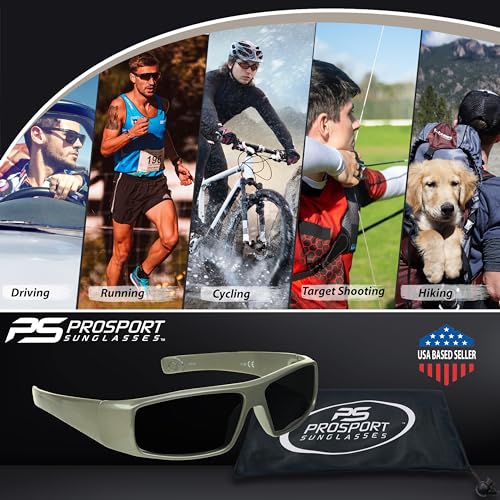 Image of proSPORT FULL LENS READING Sunglasses Wrap Around Sun Readers Rectangular Men Large Fit +100 to - NOT BIFOCAL