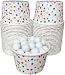 Outside the Box Papers Polka Dot Candy/Nut Mini Baking Cups 48 Pack Red, White, Blue, Yellow