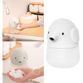 Automatic Sensor Soap Dispenser Cartoon Elephant Electric No Touch for Bathroom Worktop Kitchen - 300 ml