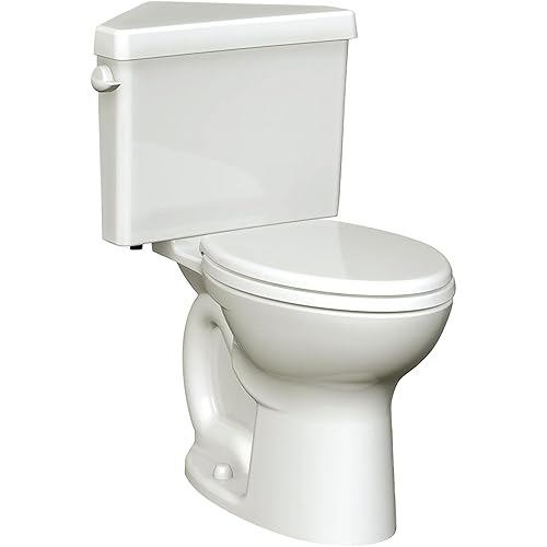 American Standard 216AD104.020 Triangle Cadet PRO Two-Piece 1.28 gpf/4.8 Lpf Chair Height Elongated Toilet, White