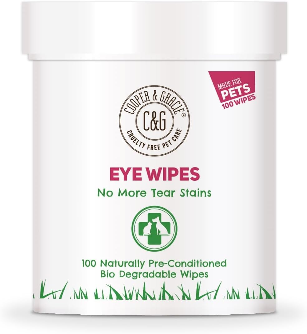Dog Eye Wipes Tear Stain Remover For Dogs Eyes Remove Dog Eye Crust & Eye Discharge