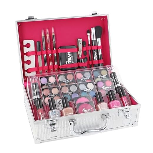 LOVE URBAN BEAUTY Veganes Glänzender Schminkkoffer