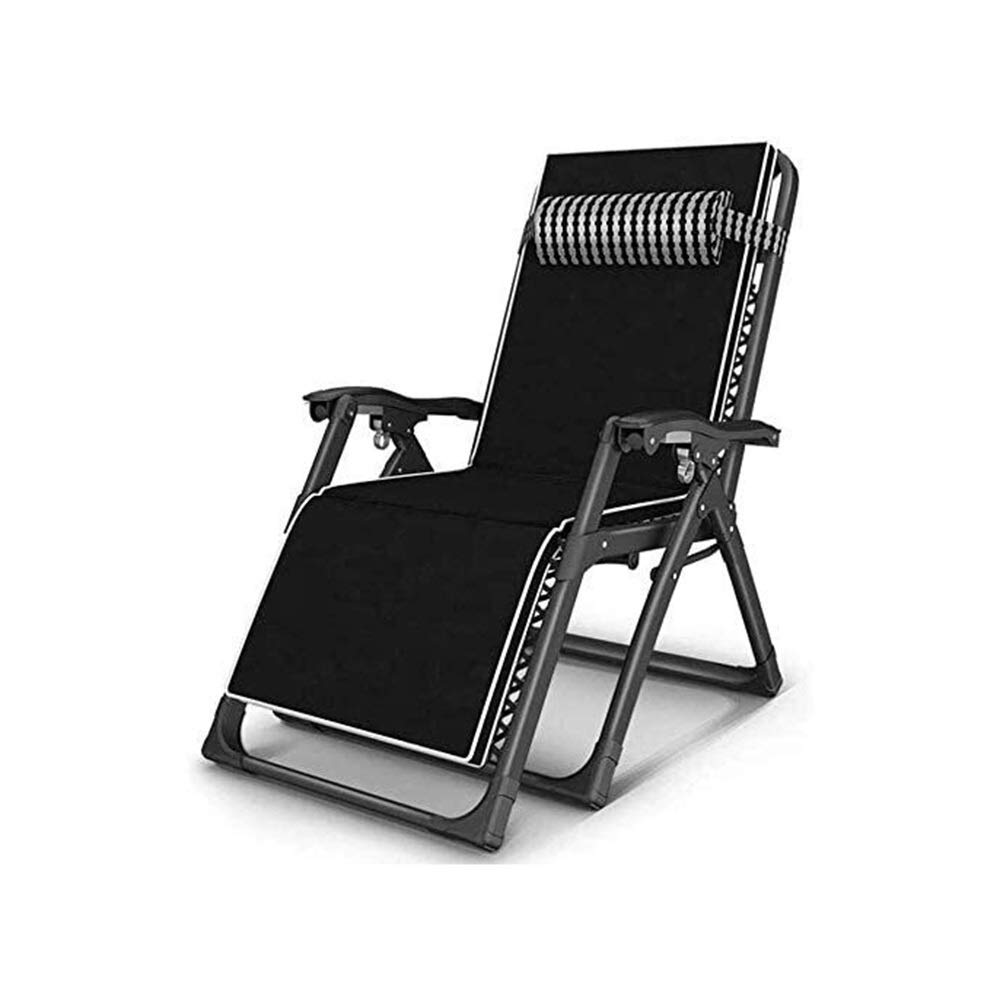 Chaise longue zero gravity inclinable et réglable pour terrasse et patio