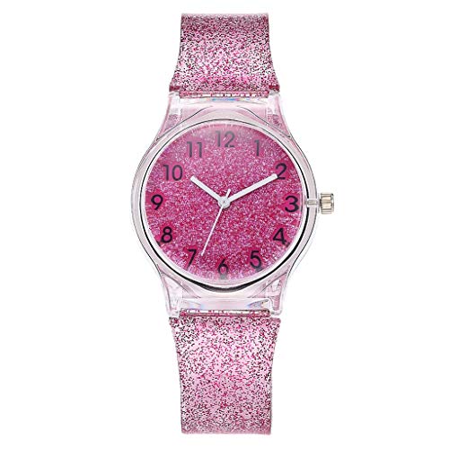 Genérico Dazzling Watch Quartz Watch Plastic Dial Women's Watchband Quartz Colors Women's Watch Automático Plata Mujeres Oro Relojes (Rose Gold, One Size) Genérico Dazzling Watch Quartz Watch Plastic Dial Women's Watchband Quartz Colors Women's Watch Automático Plata Mujeres Oro Relojes (Rose Gold, One Size)