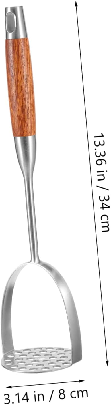 1Pc Potato Masher Tool Manual Crusher with Long Handle for Mashing Potatoes Vegetables and Fruits Cooking