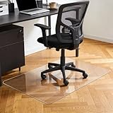 Bodenschutzmatte Bürostuhl, Schreibtischstuhl Unterlage Transparent...