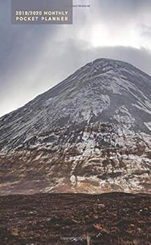 Paperback 2019-2020 Monthly Pocket Planner: Snowy Mountains, Western Scotland (Beautiful Nature) Book