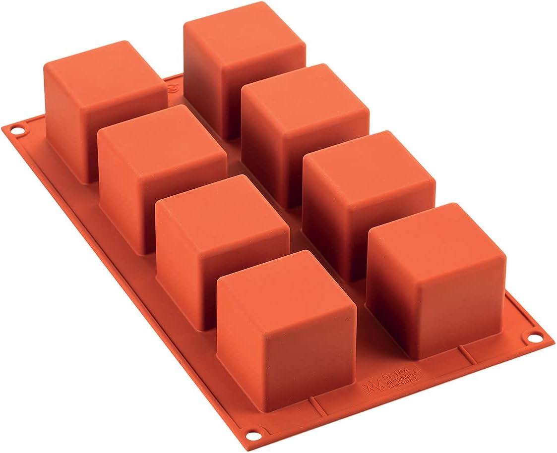 Silicone Classic Collection Mold Shapes, Cube, Large