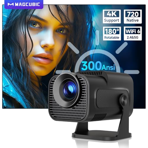 HY320MINI Projector with Air Mouse Remote, Portable Projector Aut...