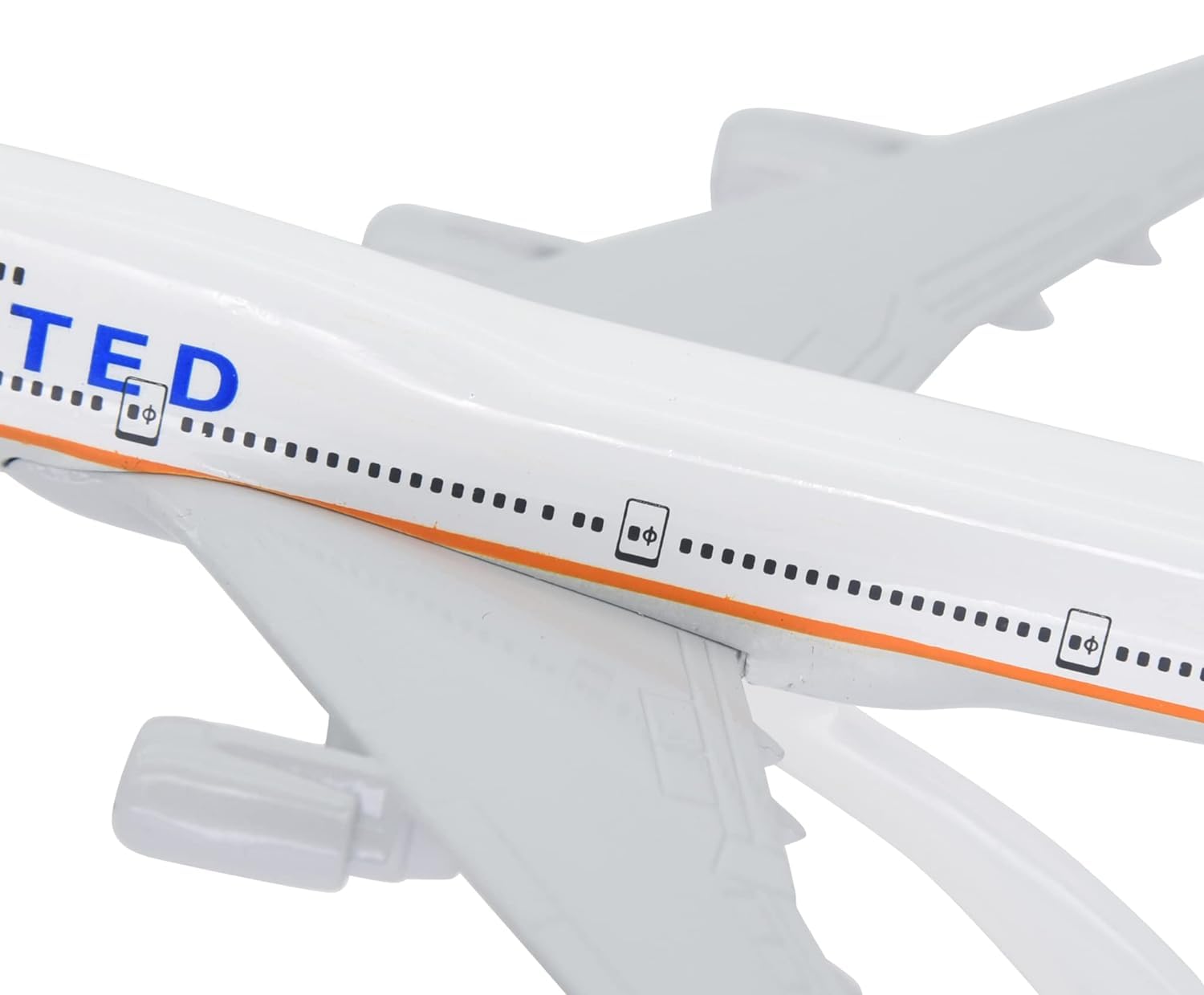 Toytle United Airlines B747 16Cm Diecast Model Aircraft, Multicolor - Image 5 thumbnail