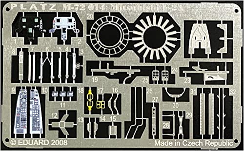 F-2A écorché métal 1/72 kit photodécoupe JASDF accessoires maquette cockpit