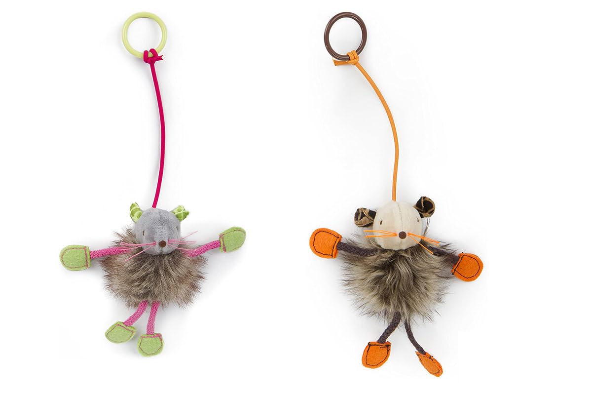 The Pets Company Bouncy Mouse Hunt Cat Toys | Natural Instinct Chase & Play Toy for Cats & Kittens, Pack of 2 (B0D1N56KZY) Amazon Price History, Amazon Price Tracker