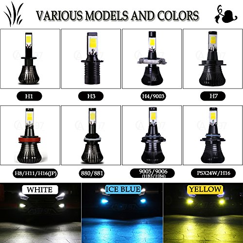 1797 H3 Led Fog Lights Bulb Yellow Amber Gold Golden 3000K For Trucks Cars Lamps Kit Plug Error Free All In One High Power Replacement Bulbs 12V 30W 2800Lm Super Bright Cob Chips Pack Of 2 #TOP6