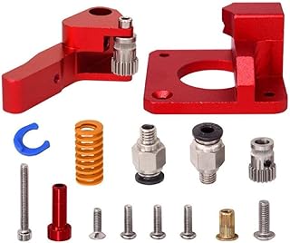 Bottone Upgraded Kit Double Gear Extruder with Two Washers Metal Drive Feeder for Ender3 V2 Ender3 CR10 3D Printer 3D Printer Extruder Kit