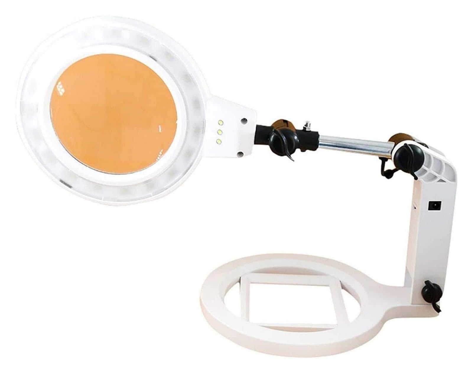 SaryEdge Magnifying Glasses for, Reading Magnifier Illuminated Magnifying Glass, Foldable LED Sub-lens, USB Powered Magnifying Glass, Can Be Used To Read Newspapers, Repai,